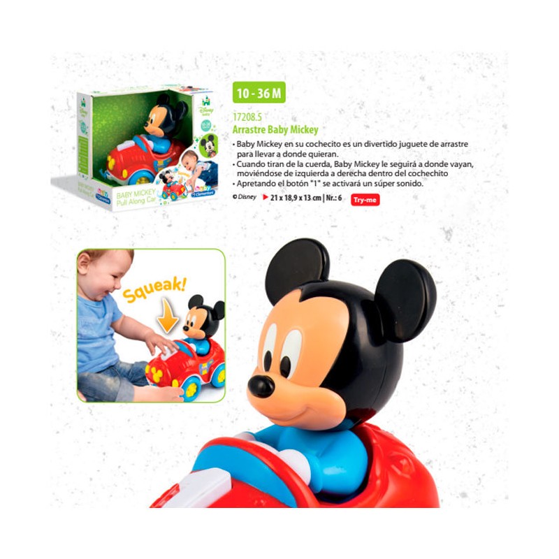 Arrastre Baby Mickey Disney