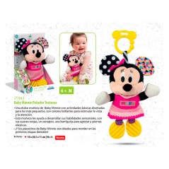 Peluche texturas Baby Minnie Disney