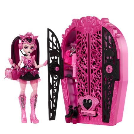 Muñeca Draculaura + armario Monster High Skulltime Secrets