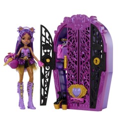 Muñeca Clawdeen Wolf + armario Monster High Skulltime Secrets