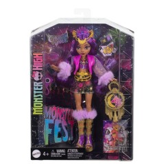 Muñeca Clawdeen Wolf Fiesta Monstruosa Monster High