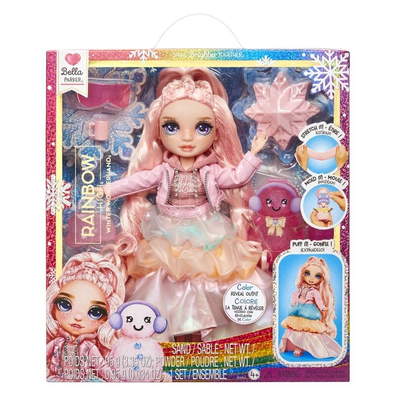 Muñeca Bella Parker Invierno rosa Rainbow High