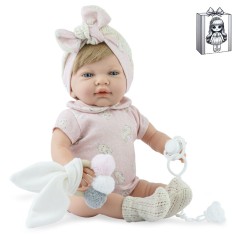 Muñeco Sweet Baby Rabbit niña 42cm