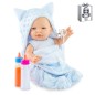 Muñeca Recien Nacido Bath Time Blue 45cm