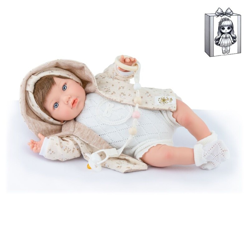 Muñeca Recien Nacida Alina Mousseline 45cm