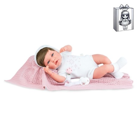 Muñeca Recien Nacida Ane Snow Princess 45cm