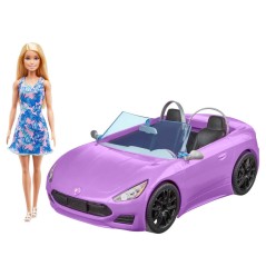 Muñeca + Coche Descapotable Barbie