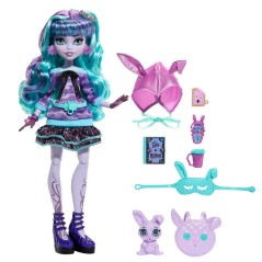 Muñeca Twyla Fiesta Pijama Monster High 25cm