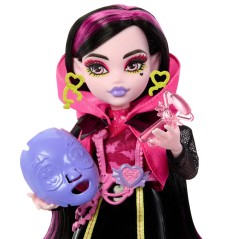 Muñeca Draculaura Skullmate Secrets Neon Frights Monster High 25cm