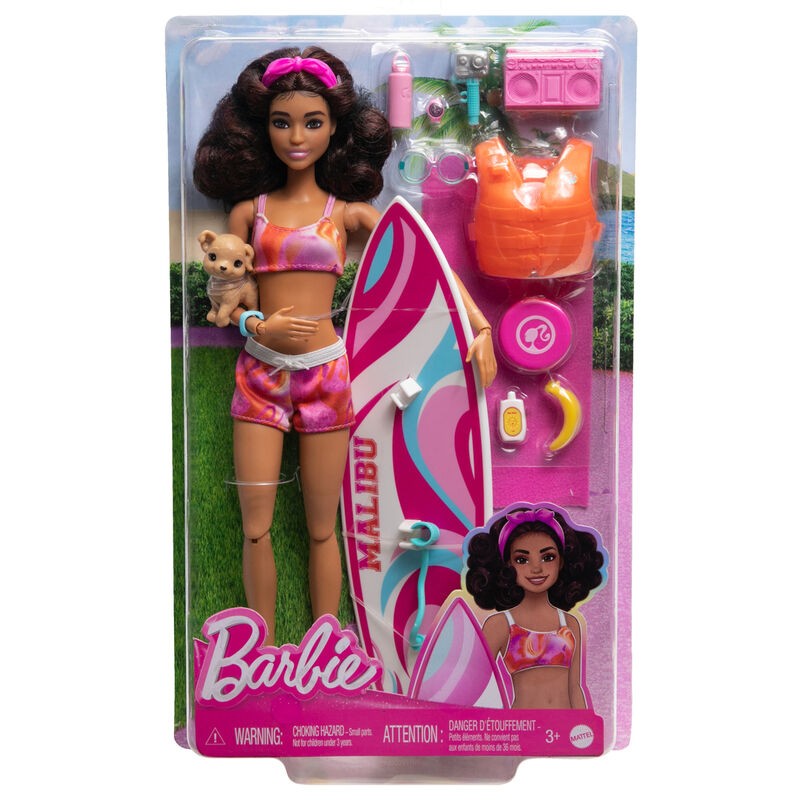 Muñeca Tabla Surf Barbie