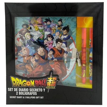 Set diario + 2 boligrafos Dragon Ball