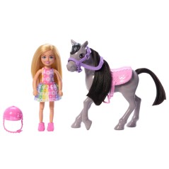 Muñeca Chelsea y su Poni Barbie