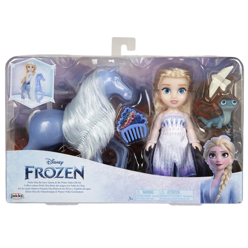 Muñeca Elsa + Nokk Frozen 2 Disney 15cm