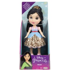 Muñeca con purpurina Princesas Disney 8cm surtido