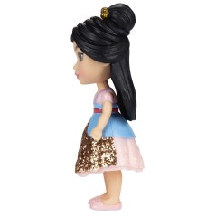 Muñeca con purpurina Princesas Disney 8cm surtido
