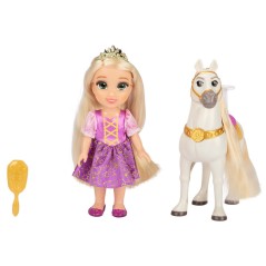 Muñeca Rapunzel + Maximus Enredados Disney 15cm