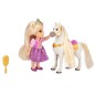 Muñeca Rapunzel + Maximus Enredados Disney 15cm