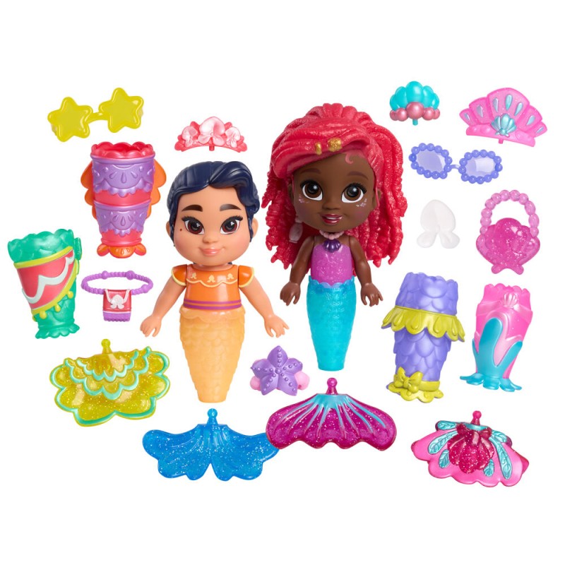 Muñeca Ariel + Lucia Ariel Disney 19cm