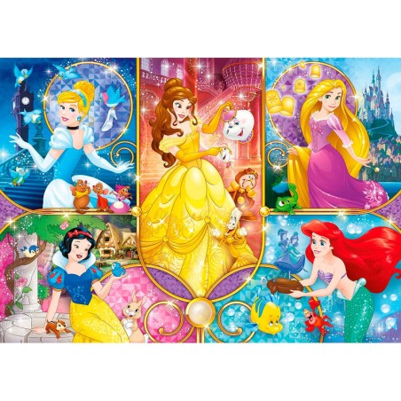 Puzzle Brilliant Princesas Disney 104pzs