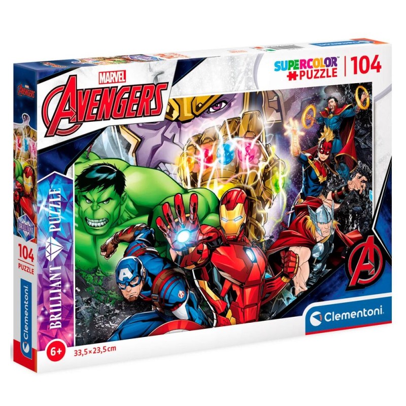 Puzzle Brilliant Marvel 104pzs