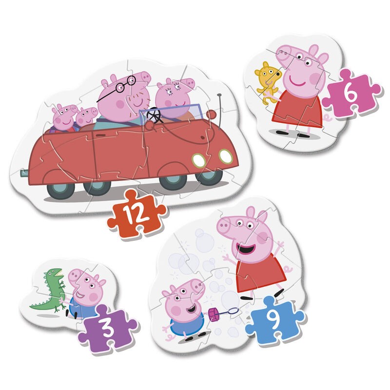 Puzzle My First Puzzle Peppa Pig 3-6-9-12pzs