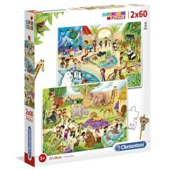 Puzzle Zoo 2x60pzs