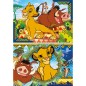 Puzzle El Rey Leon Disney 2x60pzs