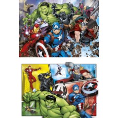 Puzzle Vengadores Avengers Marvel 2x60pzs