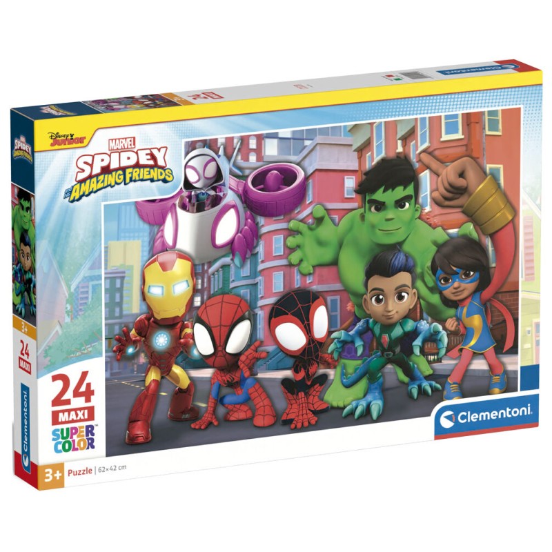 Puzzle maxi Spidey and His Amazing Friends Marvel 24pzs