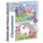 Puzzle Unicornios 2x20pzs