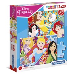 Puzzle Maxi Princesas Disney 2x20pzs