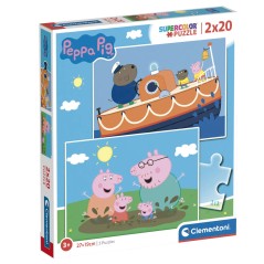 Puzzle Peppa Pig 2x20pzs