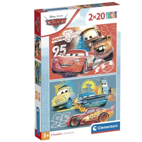 Puzzle Cars Disney 2x20pzs