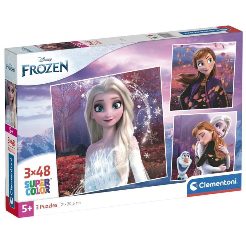 Puzzle Frozen Disney 3x48pzs