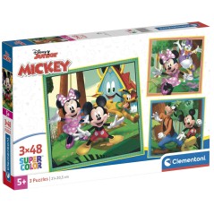 Puzzle Mickey Disney 3x48pzs