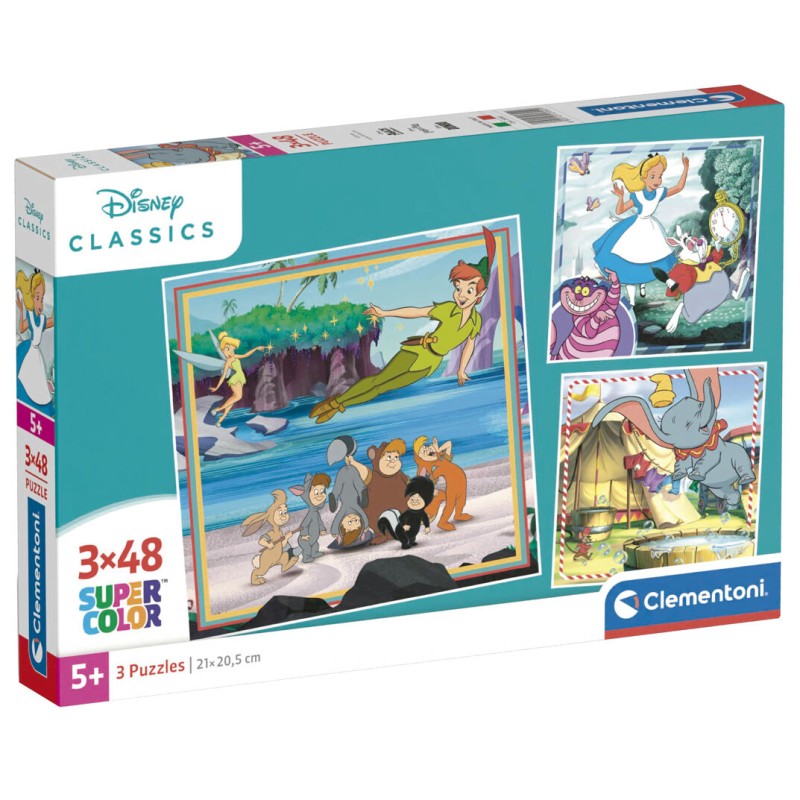 Puzzle Classics Disney 3x48pzs