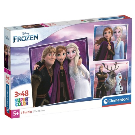 Puzzle Frozen Disney 3x48pzs