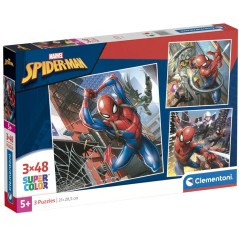 Puzzle Spiderman Marvel 3x48pzs