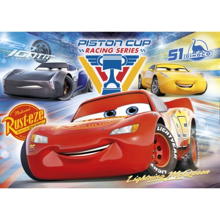 Puzzle Cars 3 Disney 104pzs