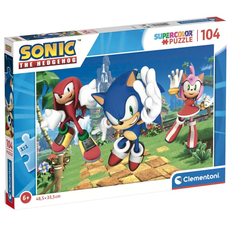 Puzzle Sonic the Hedgehog 104pzs