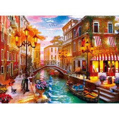 Puzzle Atardecer en Venecia 500pzs