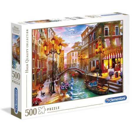 Puzzle Atardecer en Venecia 500pzs