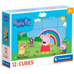 Puzzle cubo Peppa Pig 12pzs