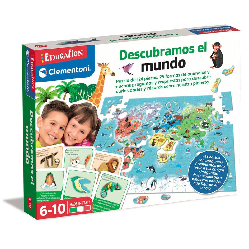 Puzzle Descubramos el mundo 124pzs