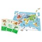 Puzzle Descubramos el mundo 124pzs