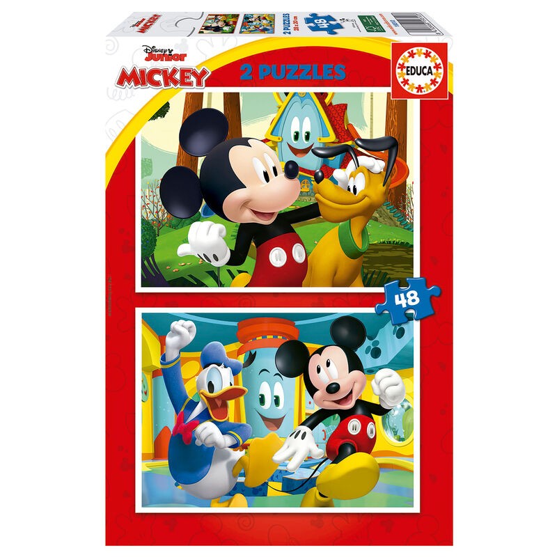 Puzzle Mickey Mouse Fun House Disney 2x48pzs