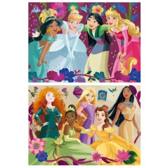 Puzzle Princesas Disney 2x48pzs