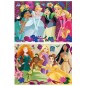 Puzzle Princesas Disney 2x48pzs