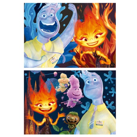 Puzzle Elemental Disney 2x100pzs