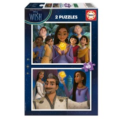 Puzzle Wish Disney 2x48pzs